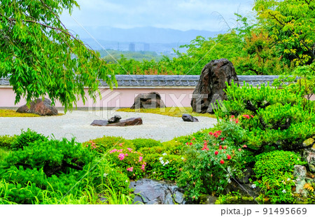 京都、西山正法寺の宝生苑 91495669