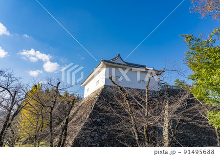 三重県亀山市　旧亀山城の多門櫓 91495688
