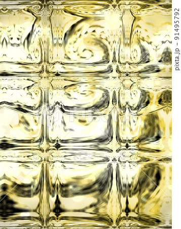 金　ゴールド　GOLD　素材　装飾　背景　パーツ 91495792