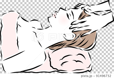 審美美女，享受美麗肌膚的女人 91496732