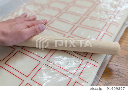 餅作り 餅作り 91499897