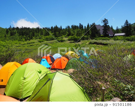 高谷池ヒュッテとテント場 91501186