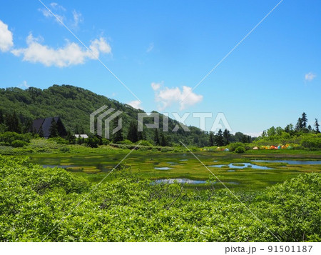 高谷池と高谷池ヒュッテ 91501187