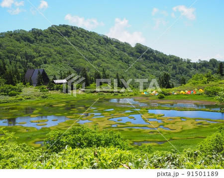 高谷池と高谷池ヒュッテ 91501189