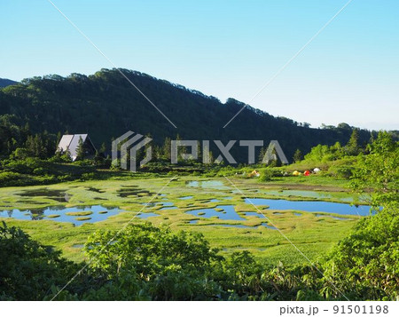 高谷池と高谷池ヒュッテ 91501198