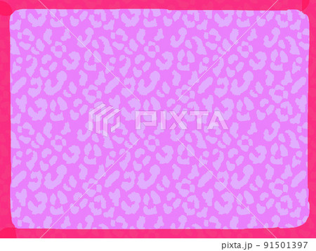 ピンク豹柄背景leopard 91501397
