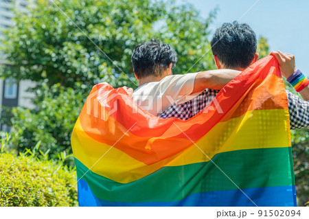 LGBT・レインボーフラッグ LGBT・レインボーフラッグ 91502094