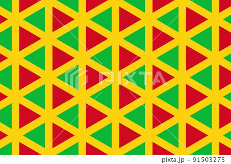 Geometric pattern in the colors of the national flag of Mali. The colors of Mali. Geometric pattern in the colors of the national flag of Mali. The colors of Mali. 91503273