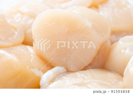 帆立貝柱。 帆立貝柱。 91503838