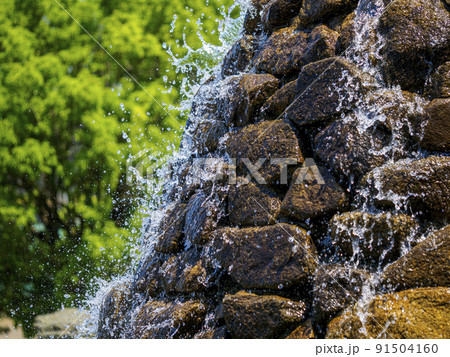 人工の滝 91504160