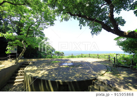 東京湾無人島 猿島 砲台跡 東京湾無人島 猿島 砲台跡 91505868