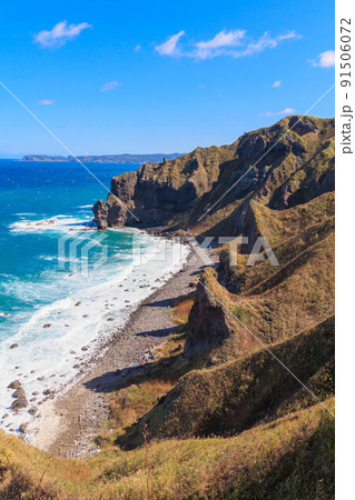 北海道 秋の神威岬 91506072