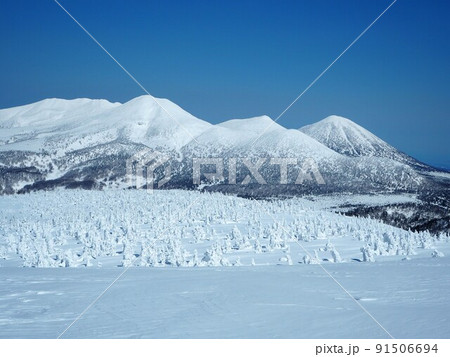 北八甲田と樹氷原 北八甲田と樹氷原 91506694