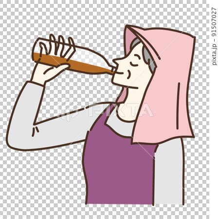 中暑措施女主婦補水大麥茶 中暑措施女主婦補水大麥茶 91507027