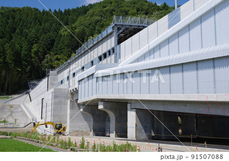 北陸新幹線 延伸工事 第二福井トンネル南側 鯖江市吉谷町 2022年6月 北陸新幹線 延伸工事 第二福井トンネル南側 鯖江市吉谷町 2022年6月 91507088