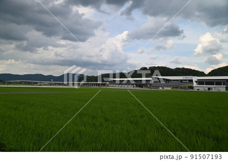 北陸新幹線開業前の越前たけふ駅 2022年夏 周辺の景色 北陸新幹線開業前の越前たけふ駅 2022年夏 周辺の景色 91507193