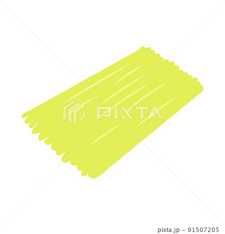 Carpet or cozy mat cartoon floor decoration interior. Round rug or roll cloth rag fabric vector illustration. Indoor room decorative fabric element. Flooring ornament isolated icon and doormat 91507205