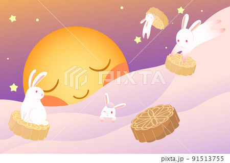 バニー うさぎ 子うさぎ 91513755