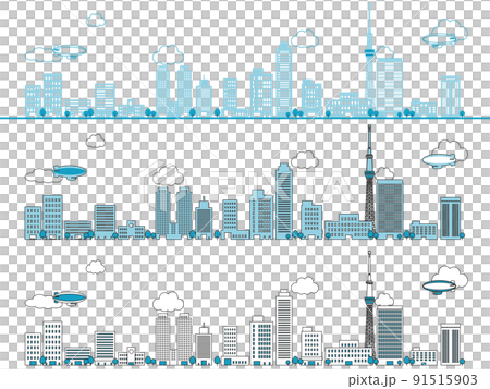 Skyscraper big city background material 91515903