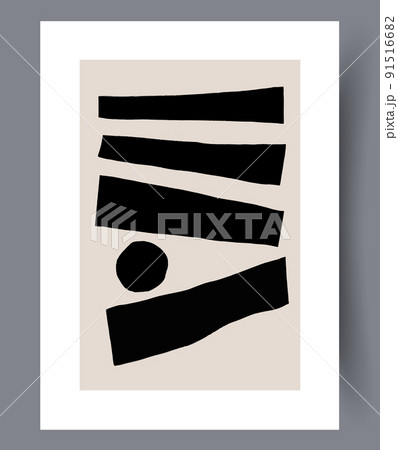 Printable wall art vector poster set. Printable wall art vector poster set. 91516682