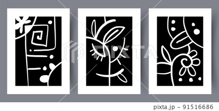 Printable wall art vector poster set vector. Printable wall art vector poster set vector. 91516686