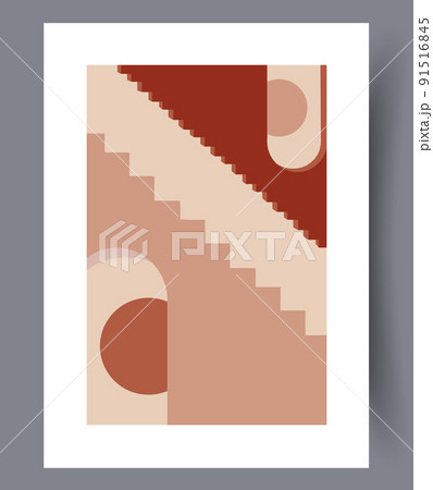 Printable wall art vector poster set vector. 91516845
