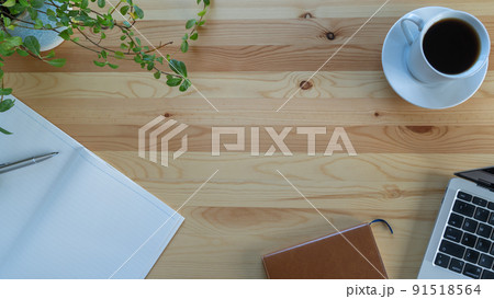 コーヒーとデスク コーヒーとデスク 91518564