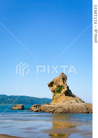 日南海岸のライオン岩 91518635