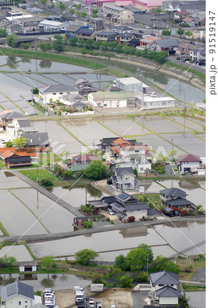 古城山から眺めた田園風景 古城山から眺めた田園風景 91519147