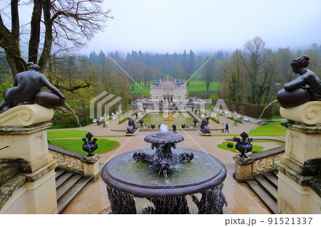 リンダーホフ城　ドイツ 91521337