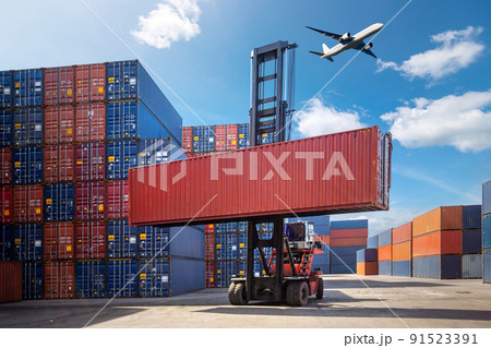 Logistic Export Import Concept 91523391