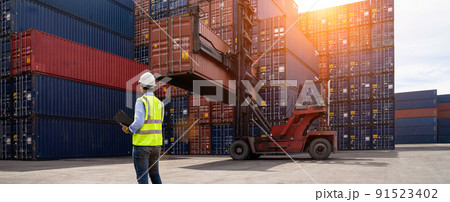 Logistic Export Import Concept Logistic Export Import Concept 91523402