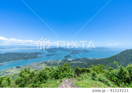 《熊本県》倉岳園地展望所・倉岳山頂・倉岳神社・倉岳展望所および山頂からの風景 91524221