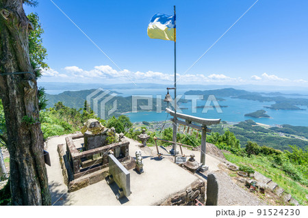 《熊本県》倉岳園地展望所・倉岳山頂・倉岳神社・倉岳展望所および山頂からの風景 91524230