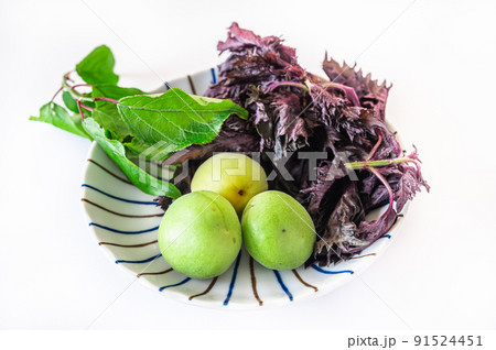 青梅と赤紫蘇 91524451