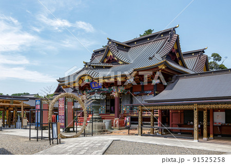 日本唯一の夢むすび神社である大杉神社の社殿 日本唯一の夢むすび神社である大杉神社の社殿 91525258