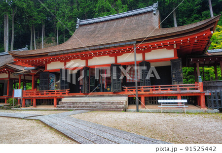 滋賀県近江八幡市「姨綺耶山 長命寺」の三仏堂 滋賀県近江八幡市「姨綺耶山 長命寺」の三仏堂 91525442