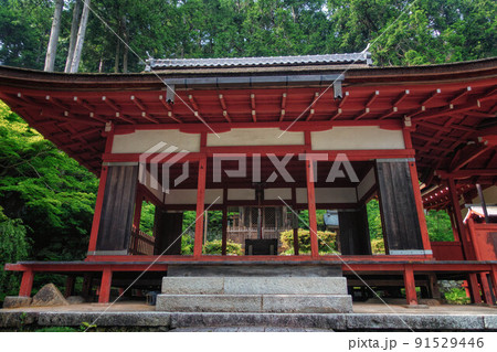 滋賀県近江八幡市「姨綺耶山 長命寺」の護法権現社拝殿 滋賀県近江八幡市「姨綺耶山 長命寺」の護法権現社拝殿 91529446