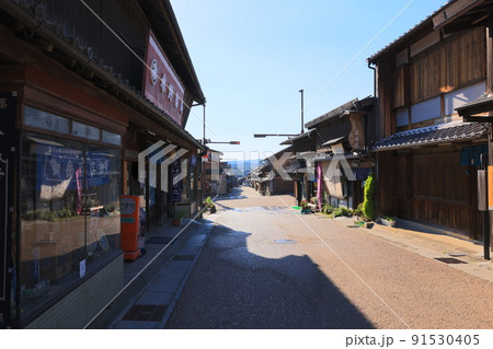 岩村城下町の町並み 91530405