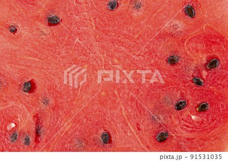 Red texture of sweet watermelon. Watermelon background.Top view. Flat lay. Red texture of sweet watermelon. Watermelon background.Top view. Flat lay. 91531035