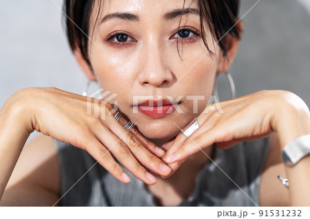 ミドル女性のポートレート ミドル女性のポートレート 91531232