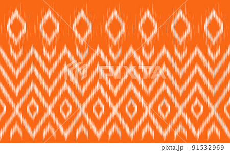 Ethnic pattern vector, Geometric craft batik background, Embroidery element aztec abstract for print 91532969