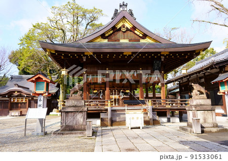 護王神社の拝殿（京都市上京区） 91533061