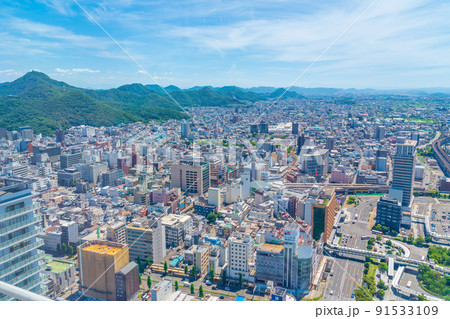 岐阜シティ・タワー43、展望室からの眺望〈岐阜県岐阜市〉 岐阜シティ・タワー43、展望室からの眺望〈岐阜県岐阜市〉 91533109