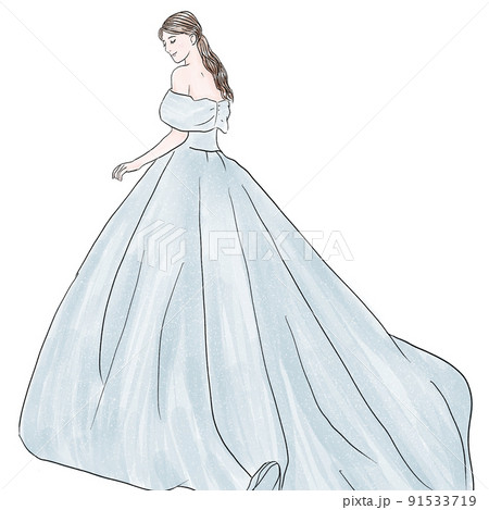ドレス　結婚式 91533719