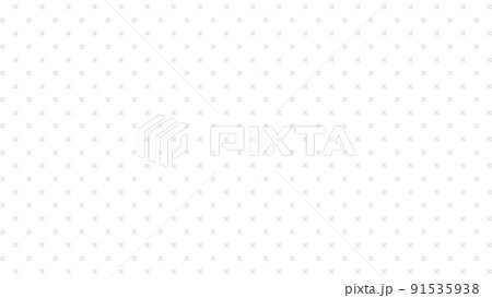 チェック柄のように配置された十字の矢印　背景装飾イラスト 91535938