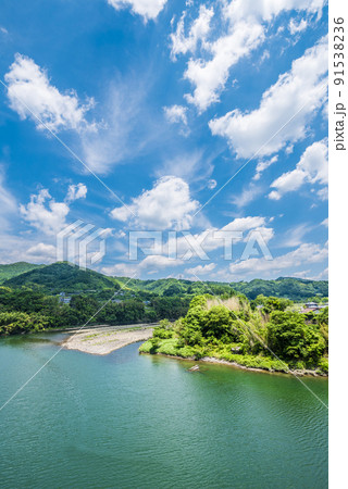 《岐阜県》八百津町　蘇水峡　八百津大橋より 91538236