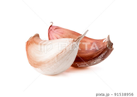 Garlic Asian condiment for Asian food isolated on white background Garlic Asian condiment for Asian food isolated on white background 91538956