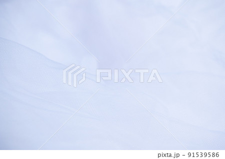 背景素材　白　white　ホワイト　チュール　BG　白背景　テキストスペース　背景 91539586