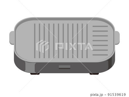 焼き肉プレートのイラスト 91539619